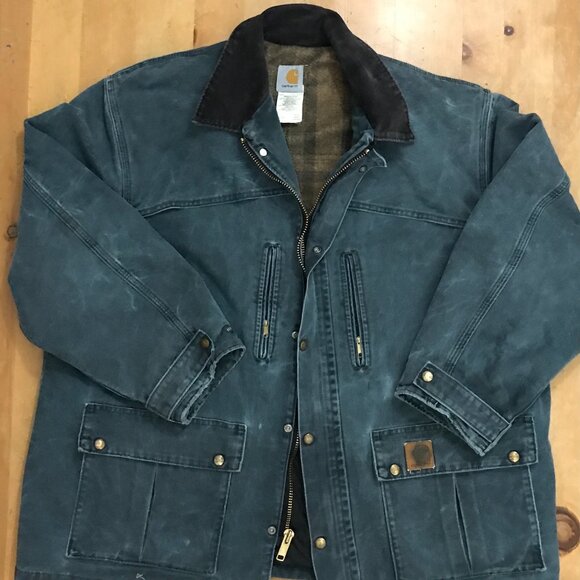 Carhartt Other - Verified Vintage Carhartt C26 – Hunter Green, Union Made USA 1999, Brass Zipper